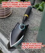 Gardening Hand Trowel: Heavy Duty Carbon Steel - Image 2